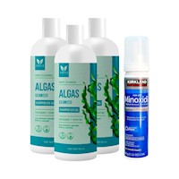 3 shampoo Algas sin sal – Vena 500g|Minoxidil Espuma Kirkland 60ml